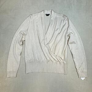 Lafayette 148 women’s cashmere wrap sweater Size L sku 036-LRS